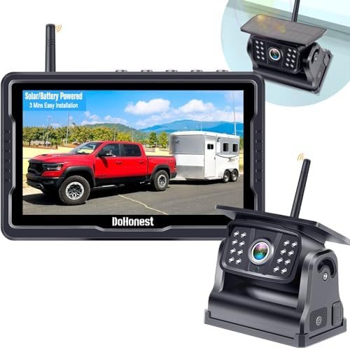 DoHonest R50 Solar Magnetic Wireless Backup Camera